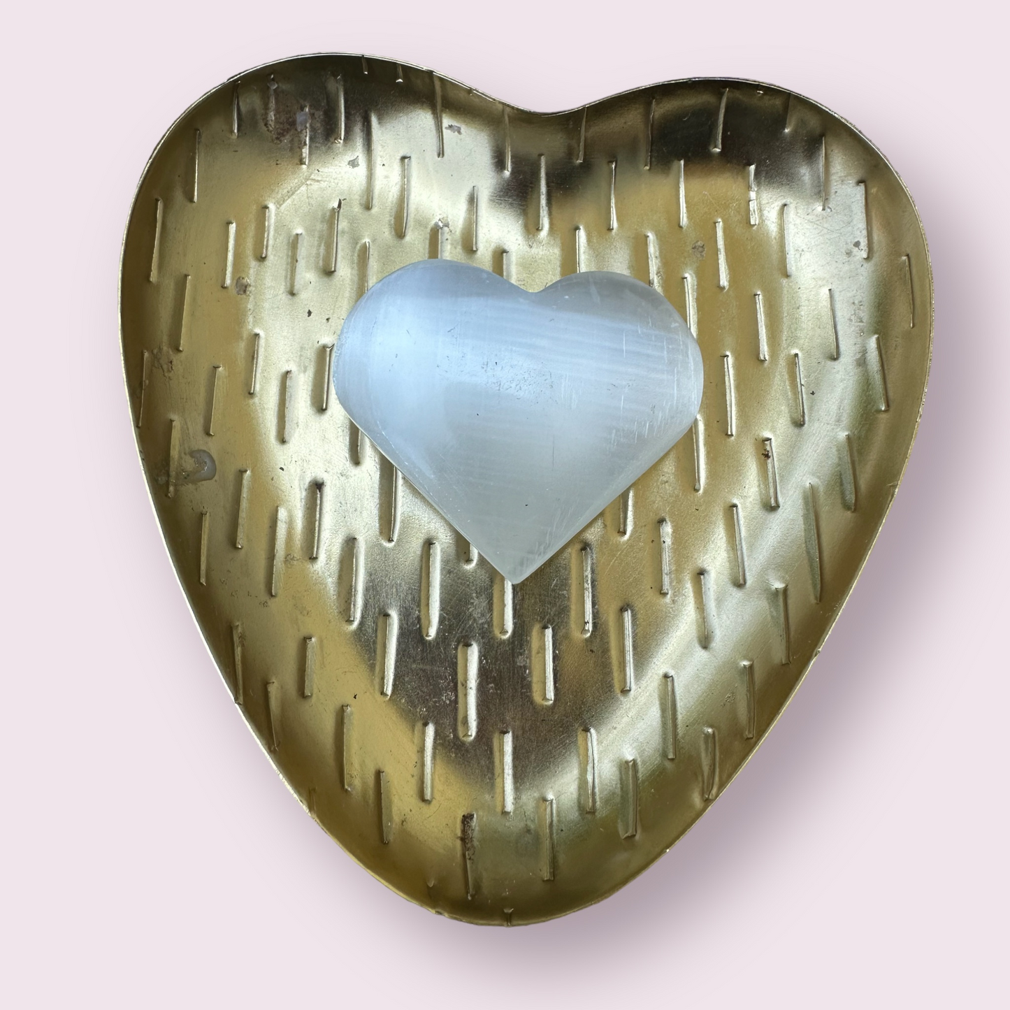 Selenite Heart