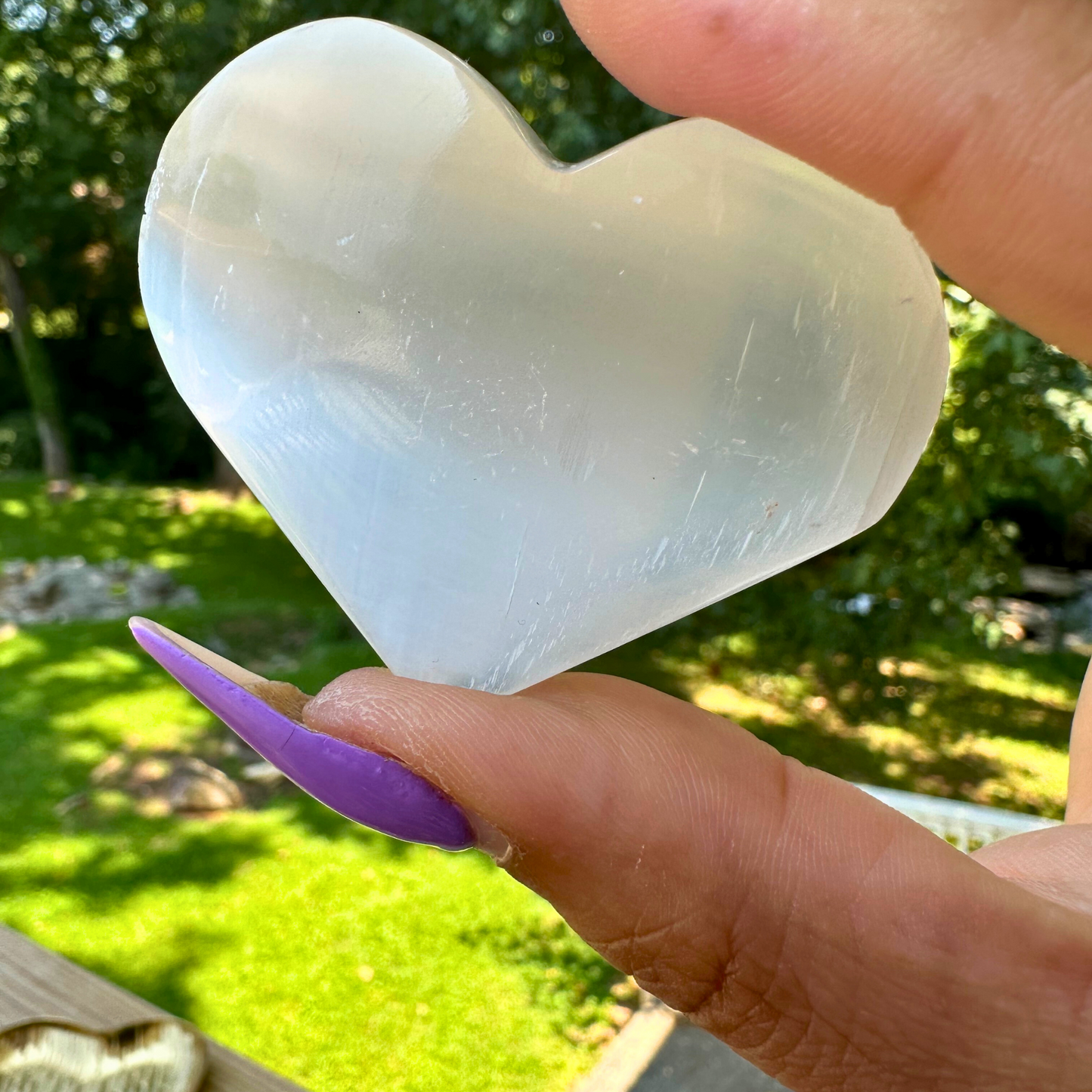 Selenite Heart